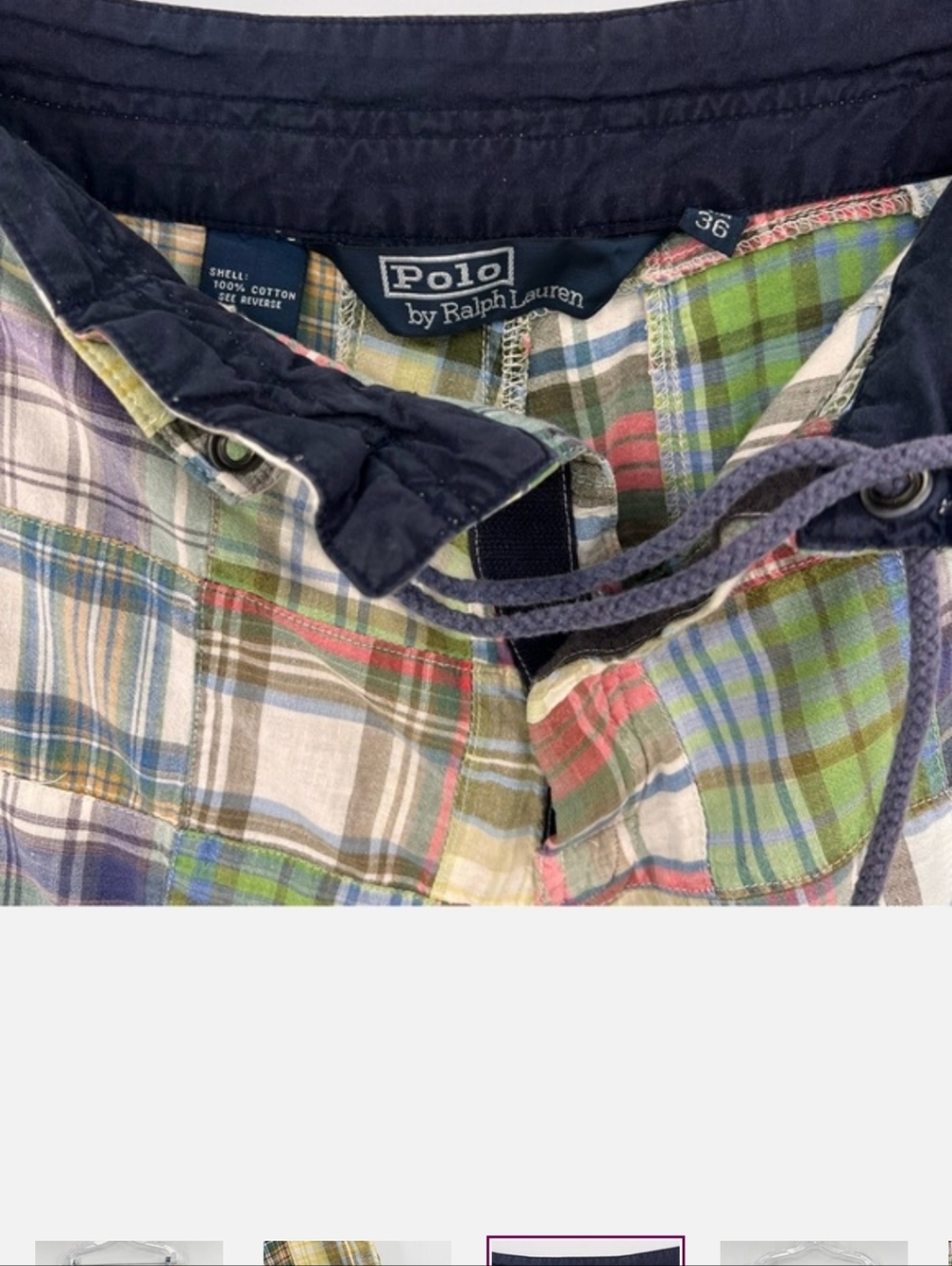 Polo Ralph Lauren patchwork shorts 36 - Picture 2 of 4
